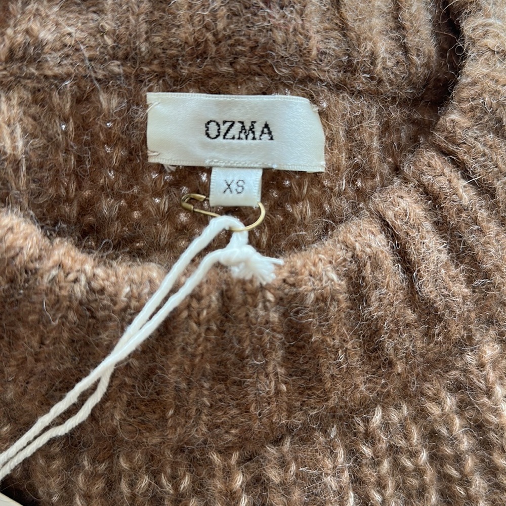 NWT OZMA NAYA SWEATER (Eco-Cloud Alpaca Cotton) Maple, size XS (sold out online) - Picture 6 of 7